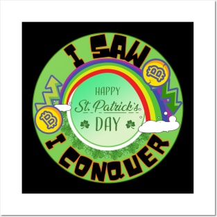 Crypto St Patrick's Day Posters and Art